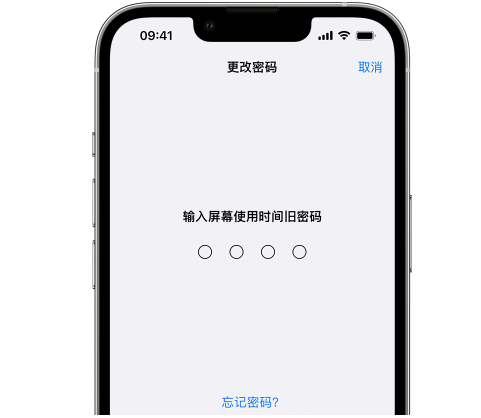 镇康iPhone屏幕维修分享iPhone屏幕使用时间密码忘记了怎么办 