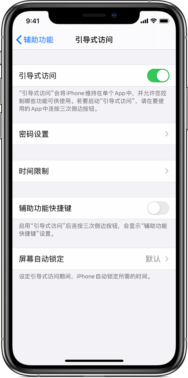 镇康苹果手机维修分享如何在 iPhone 上退出引导式访问 