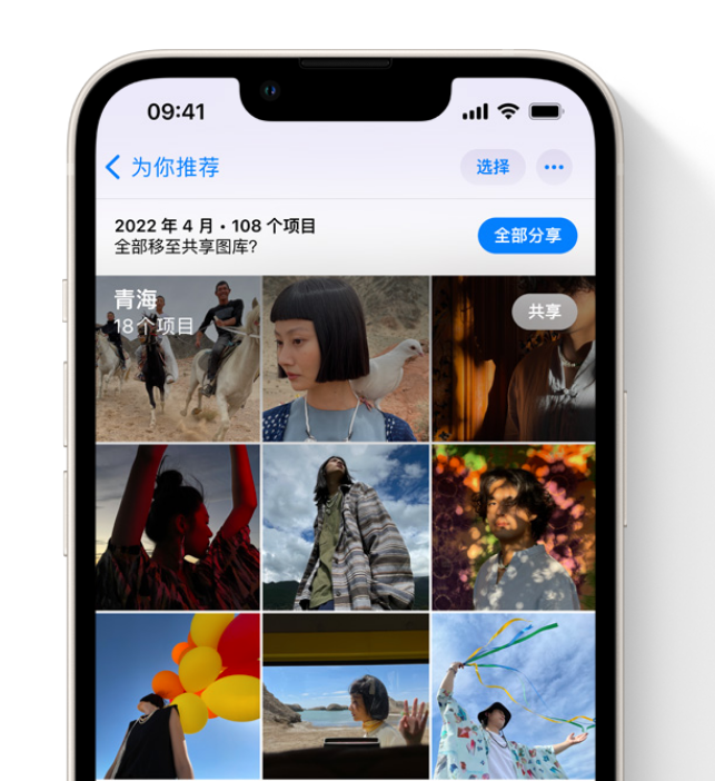 镇康苹果维修网点分享在 iPhone 上使用共享图库 