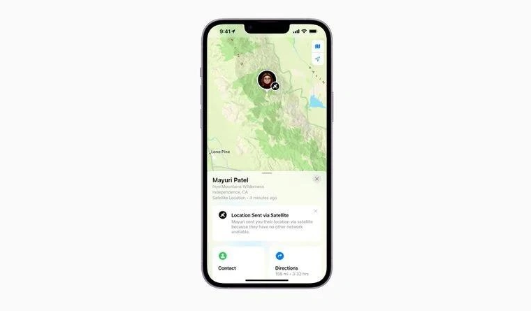 镇康苹果14维修分享iPhone14系列中 FindMy功能通过卫星分享位置方法教程 